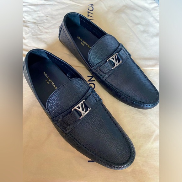 NWOT Louis Vuitton LV Hockenheim Black Men’s Moccasin/Loafer US9 EU42 UK8 - Picture 2 of 10